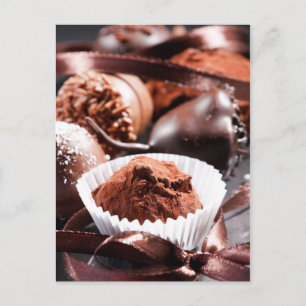 Carte Postale Truffes au chocolat