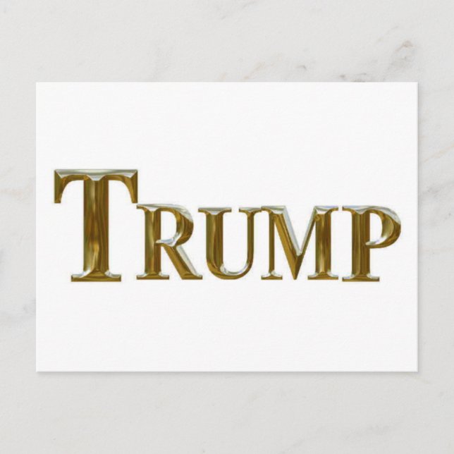 CARTE POSTALE TRUMP (Devant)