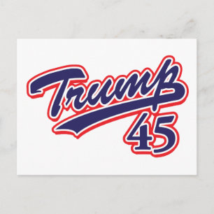 Carte Postale Trump 45 !