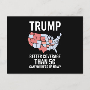Carte Postale Trump a une meilleure couverture que la 5G Pouvez-