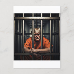 Carte Postale Trump en prison