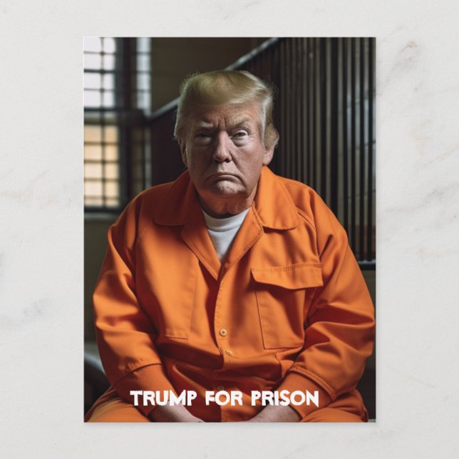 Carte Postale Trump en prison Trump en prison (Devant)