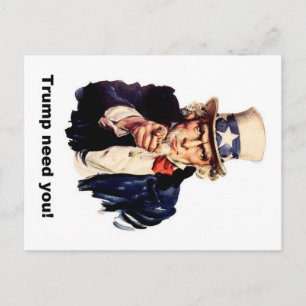 Carte Postale trump need you