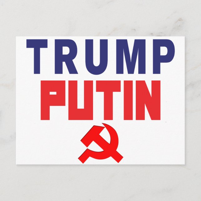 Carte Postale Trump / POUTINE (Devant)