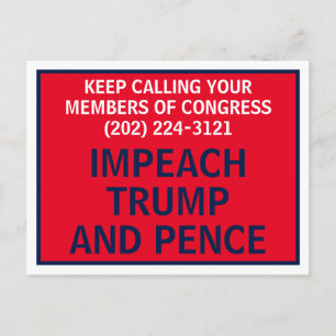 Carte Postale Trump résiste à la contestation du Congrès