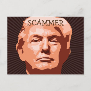 Carte postale Trump Scammer