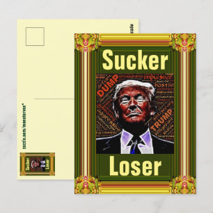 Carte postale Trump Sucker/Loser