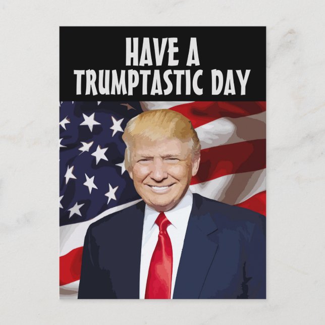 CARTE POSTALE TRUMP TRUMPTASTIC (Devant)