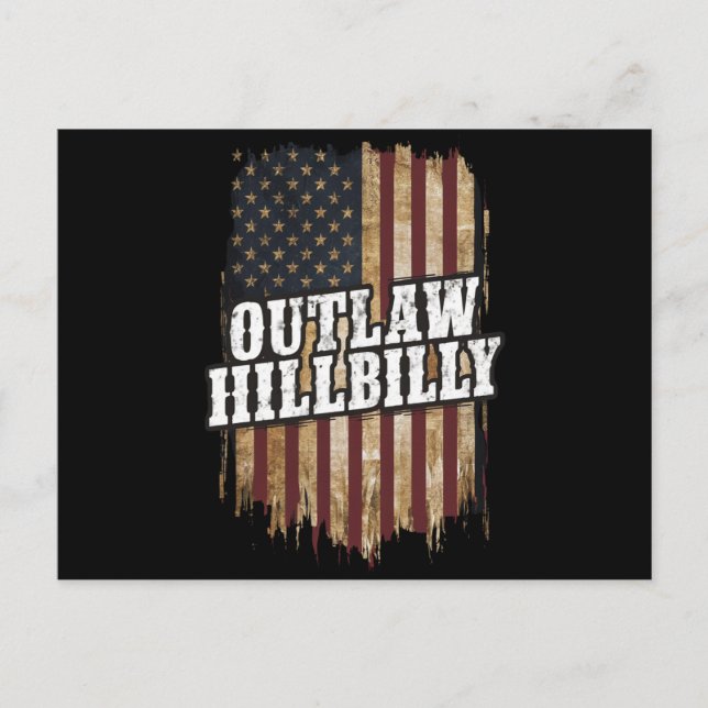 Carte Postale Trump Vance 2024 J.D. Vance Outlaw Hillbilly (Devant)