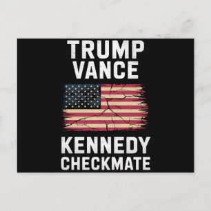 Carte Postale Trump Vance 2024 Trump Vance Kennedy Échec et mat