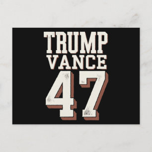 Carte Postale Trump Vance Président Vintage Trump Gagne