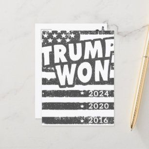 Carte Postale Trump Won