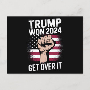 Carte Postale Trump Won Wons Inauguration 47 Président des États