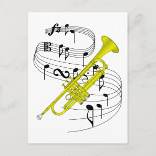 Carte Postale Trumpet