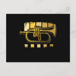 Carte Postale Trumpets Vintages