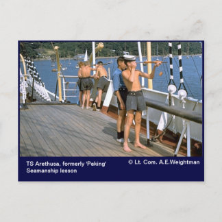 Carte Postale TS Arethusa, anciennement "Pékin"