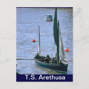 Carte Postale TS Arethusa, SAiling le baleinier