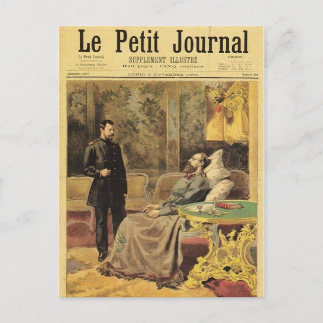 Carte Postale Tsar Nicolas & père 1894 Romanov Russie #116 (Devant)