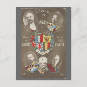 Carte Postale Tsar, roi, sultan : les alliés royaux de la guerre