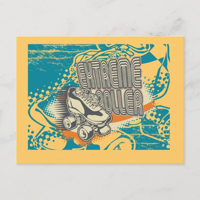 Carte Postale Tshirts et cadeaux à rouleaux extrêmes (Devant)