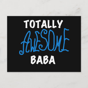 Carte Postale Tshirts et cadeaux Baba absolument géniaux