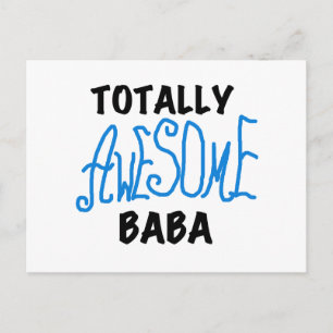 Carte Postale Tshirts et cadeaux Baba absolument géniaux