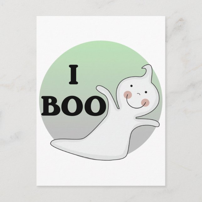 Carte Postale Tshirts et cadeaux Ghoost Boo (Devant)