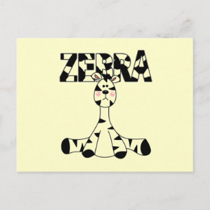 Carte Postale Tshirts et cadeaux Zebra Baby