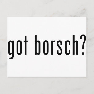 Carte Postale tu as du borsch ?