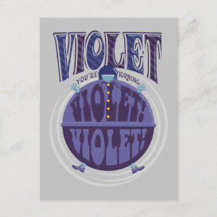 Carte Postale Tu deviens Violet, Violet !
