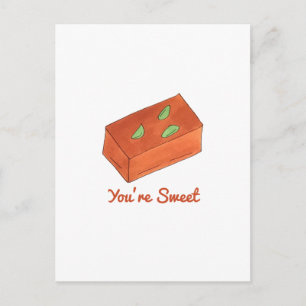 Carte Postale Tu es doux Nourriture indienne douce Mithai Sweets