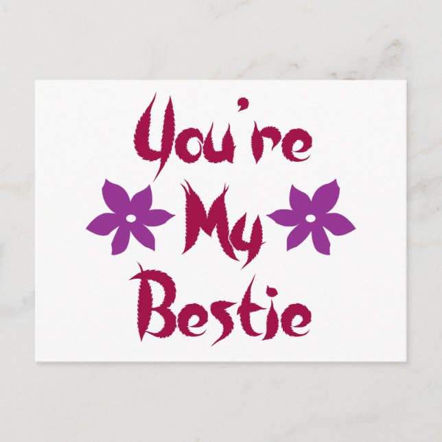 Carte Postale Tu es ma bestie (Devant)