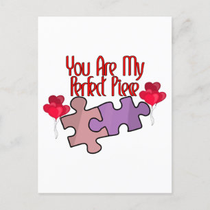 Carte Postale Tu es ma pièce parfaite