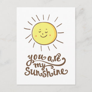 Carte Postale Tu es mon soleil