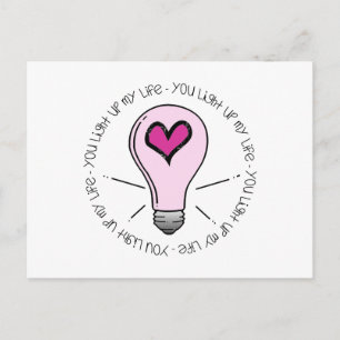 Carte Postale Tu Illumines Ma Vie