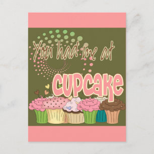 Carte Postale Tu M'As Eu À Cupcake