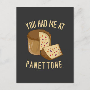 Carte Postale Tu M'as Eu Au Panettone