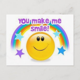 Carte Postale tu me fais sourire