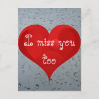 Tu me manques aussi, Fenêtre gouttes d'eau Pluie C