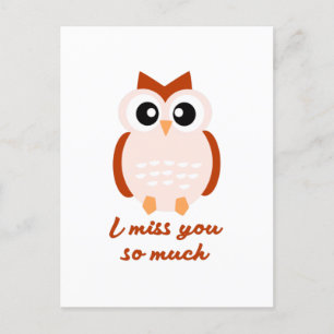 Carte Postale Tu me manques tellement