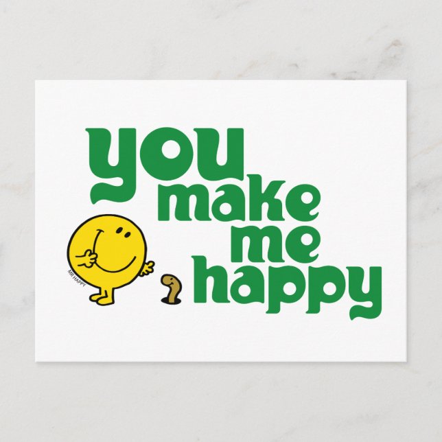 Carte Postale Tu Me Rends Heureux (Devant)