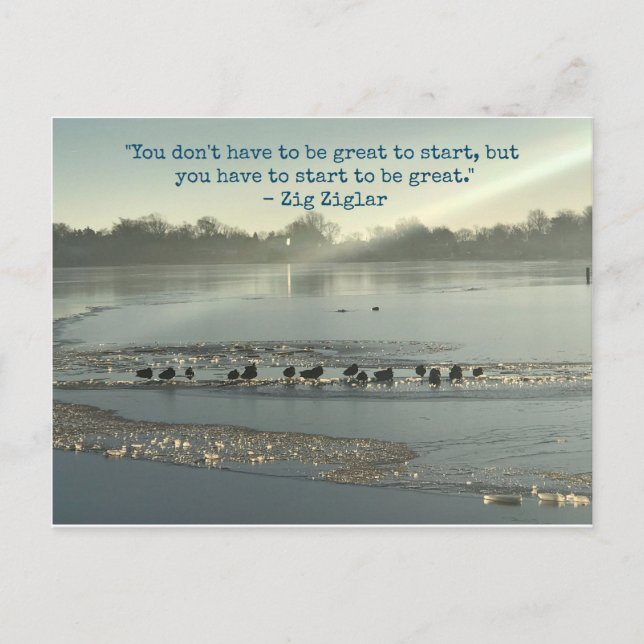 Carte Postale Tu n'es pas obligé d'être grand (Devant)