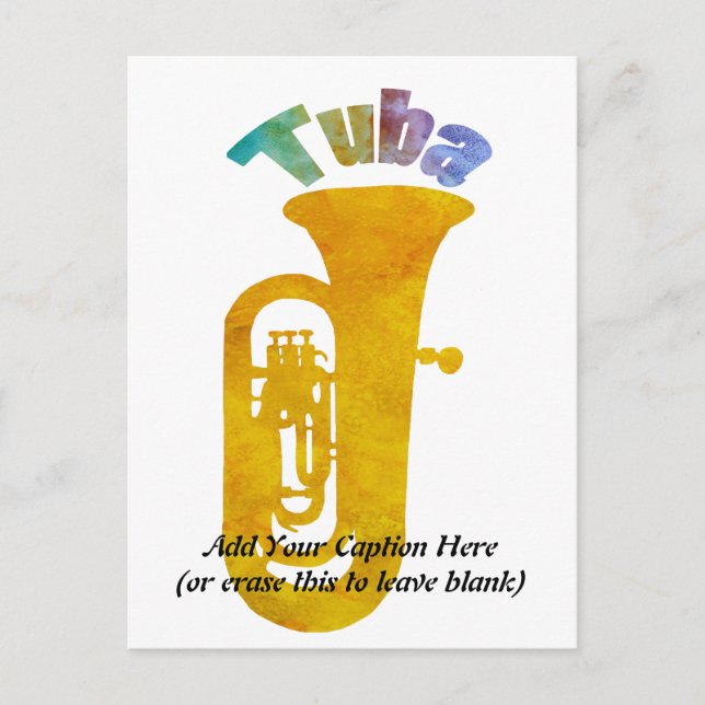 Carte Postale Tuba ! (Devant)