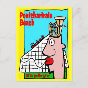 Carte Postale Tuba Head se souvient de Pontchartrain Beach