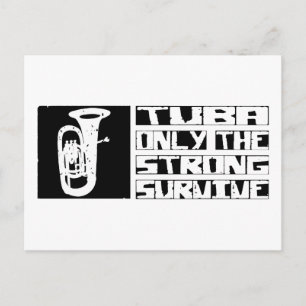 Carte Postale Tuba Survive