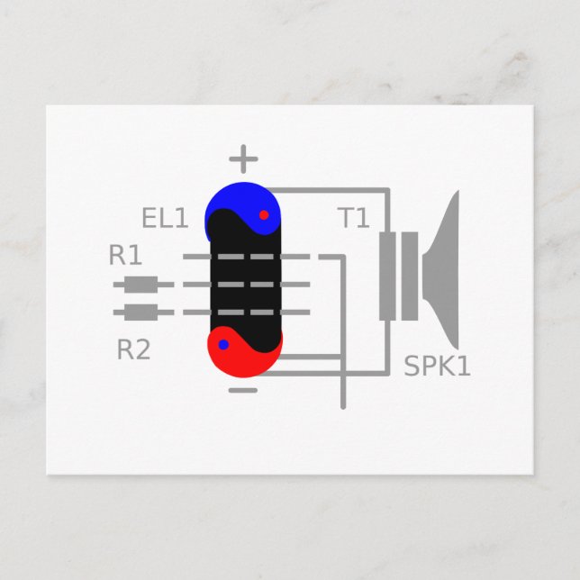 Carte Postale Tube Amp (Devant)
