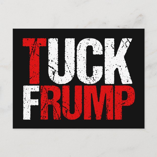 Carte Postale Tuck Frump Funny Anti Trump (Devant)