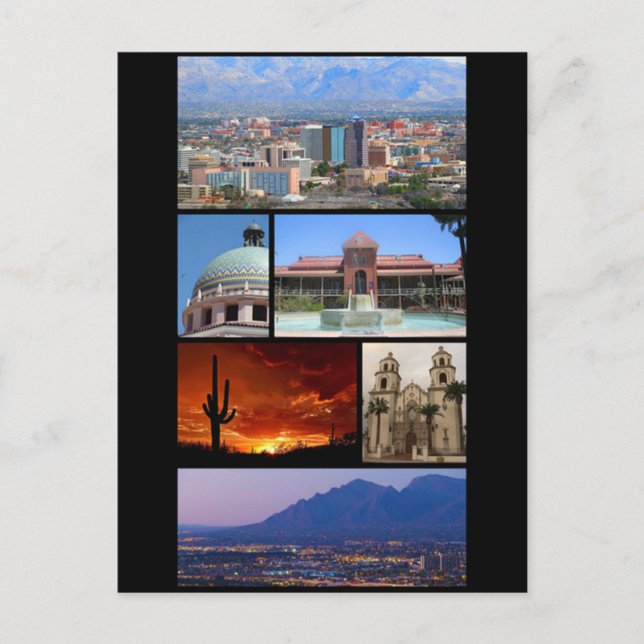 Carte Postale Tucson, Arizona (Devant)