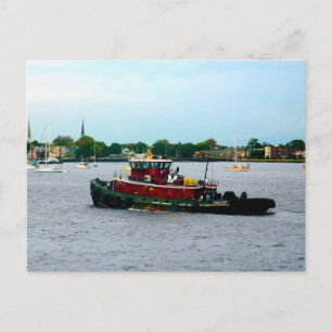 Carte Postale Tugboat Norfolk VA