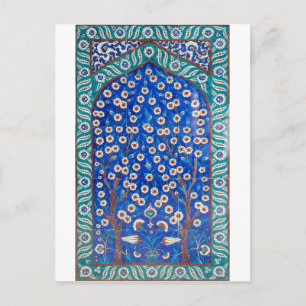 Carte Postale tuiles de iznik